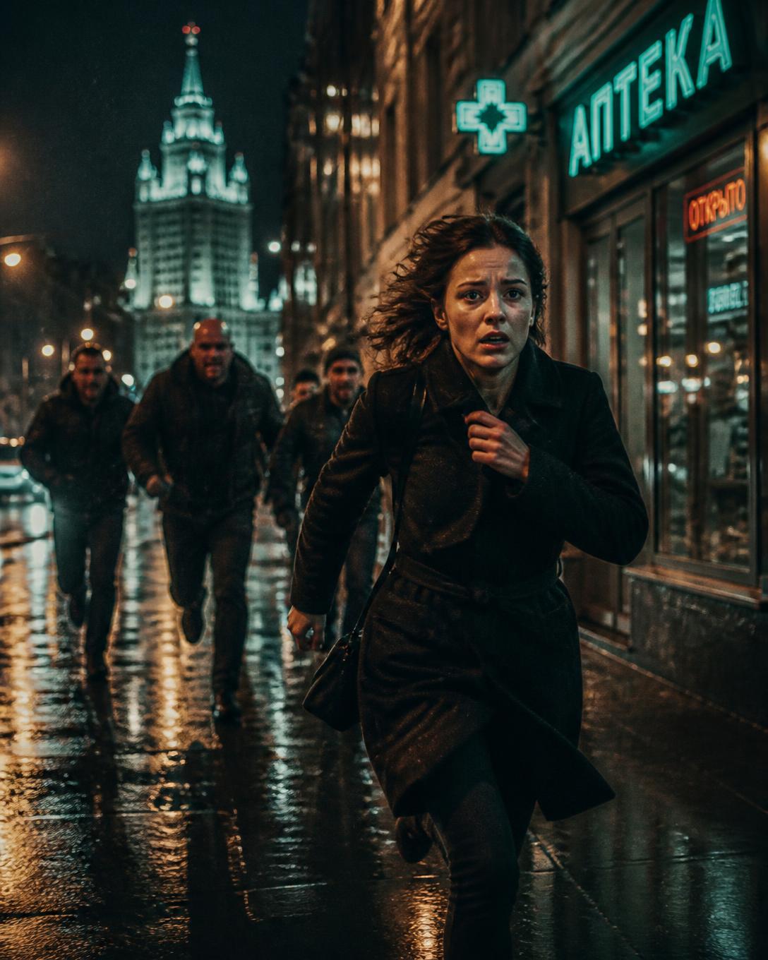 Moscow street chase generated in ImaScreen