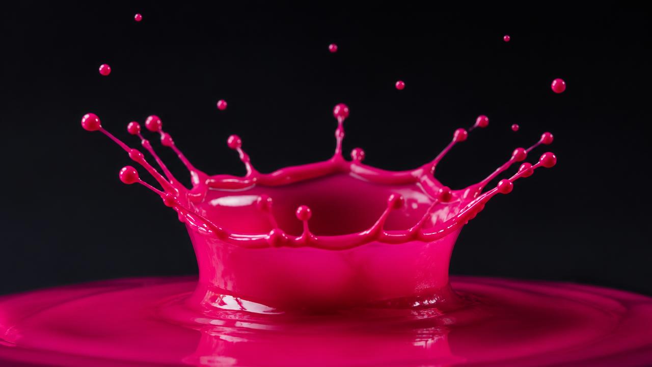 Paint droplet generated in ImaScreen